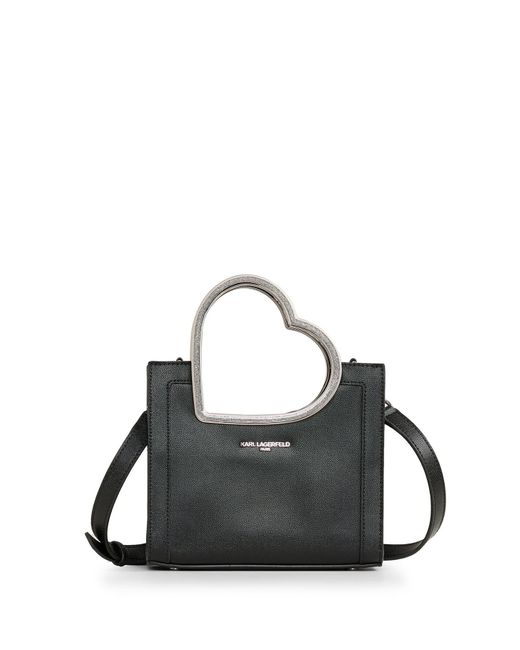 Karl Lagerfeld | Women's Nouveau Small Tote Bag | Black/silver