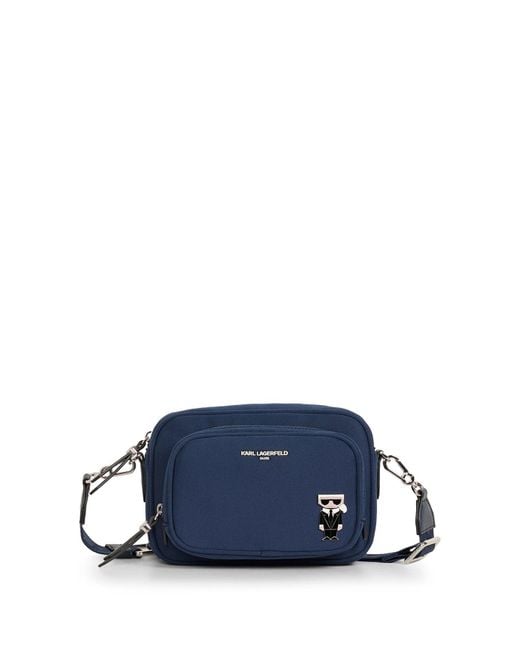 Karl Lagerfeld | Women's Voyage Neoprene Belt Bag | Navy Blue
