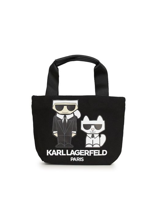 Karl Lagerfeld Women's Kristen Canvas Crossbody Bag Black Lyst