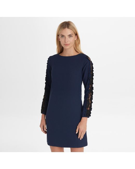 long sleeve shift dress casual