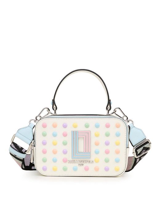 Karl Lagerfeld Women's Simone Camera Bag Ivry/candy in Metallic Lyst