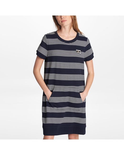 multi stripe dress