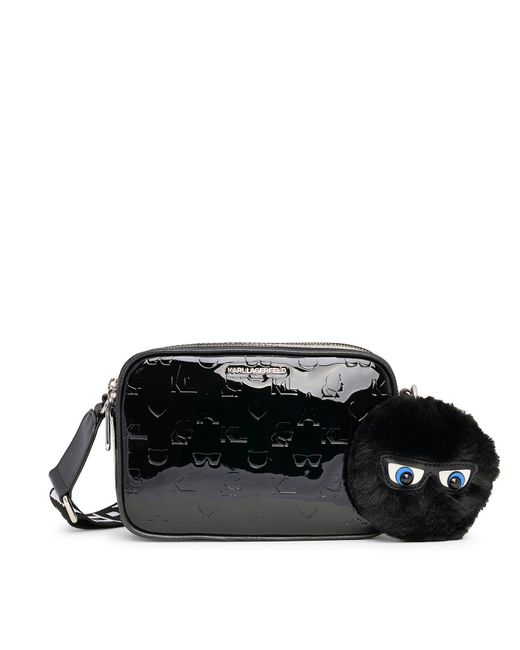 Karl Lagerfeld Women's Maybelle Camera Crossbody Bag With Mr. Glasses