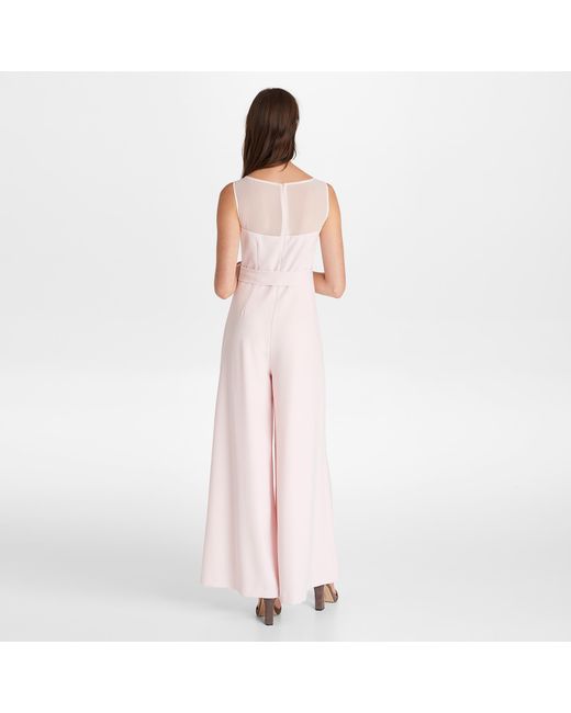 karl lagerfeld pink jumpsuit
