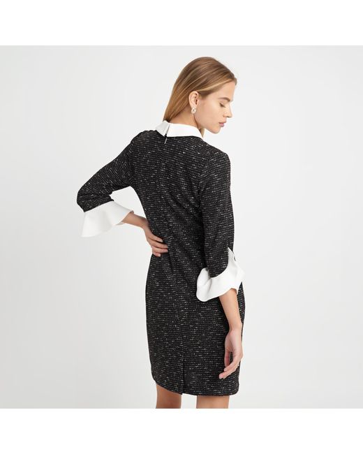 collared sheath dress