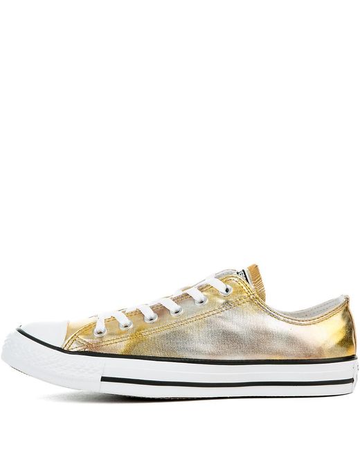 converse ctas metallic