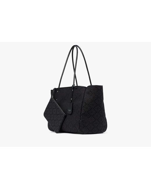 Kate Spade Black Spade Flower Jacquard Large Everything Tote