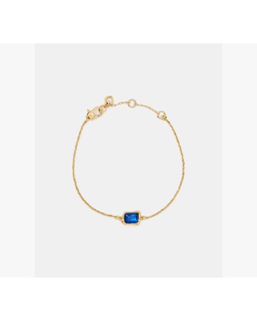 Kate Spade White Molten Glass Solitaire Bracelet