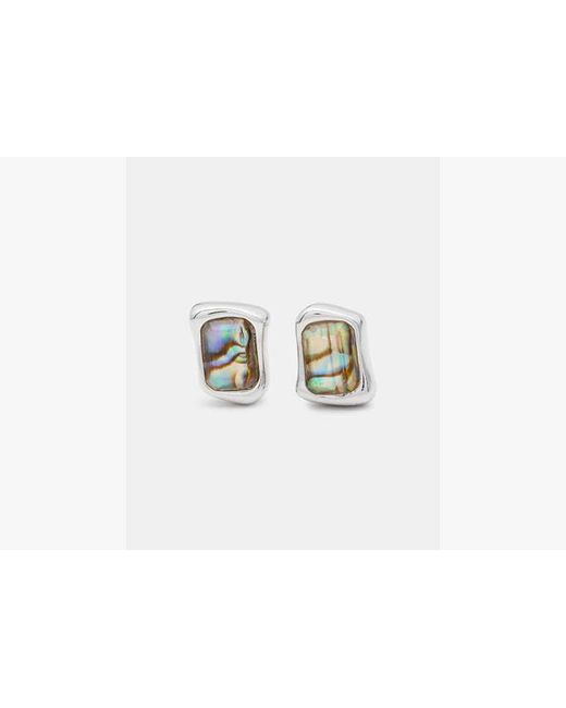 Kate Spade White Molten Glass Studs