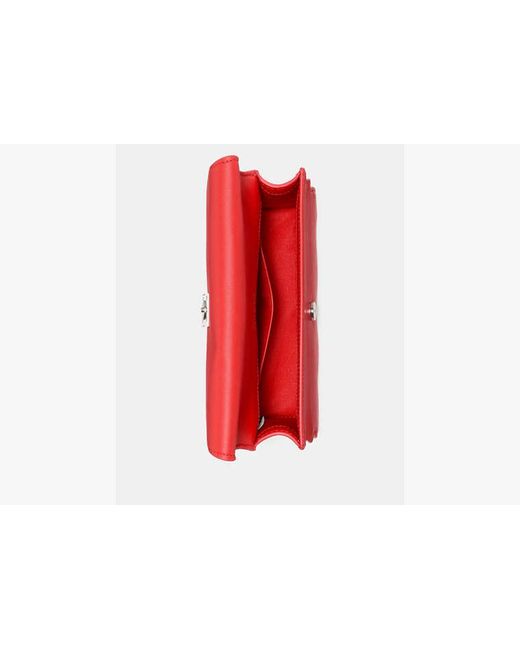 Kate Spade Red Deco Wavy Mini Crossbody Bag