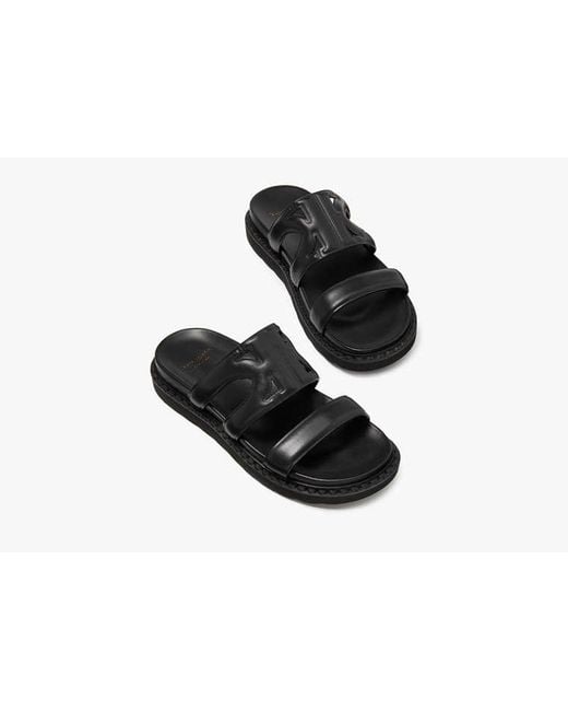 Kate Spade Black Duo Smooth Leather Sport Sandal