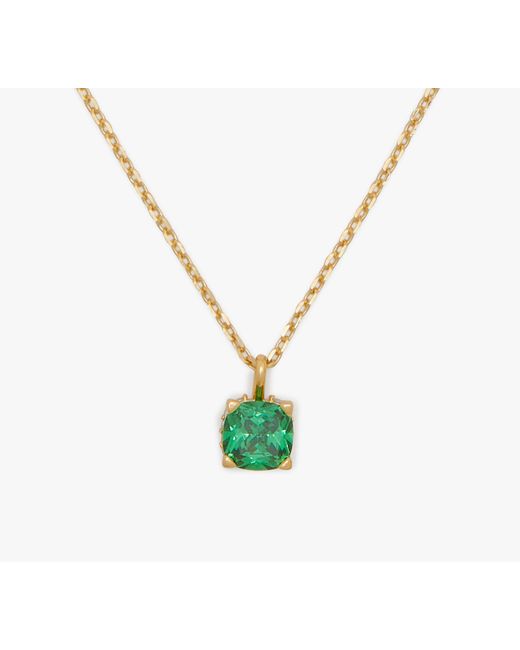 Kate Spade Metallic Little Luxuries 6mm Square Pendant
