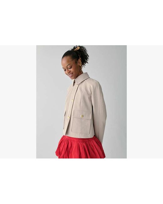 Kate Spade White Swing Trench