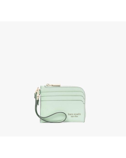 Kate Spade Green Devin Coin Card Case Wristlet