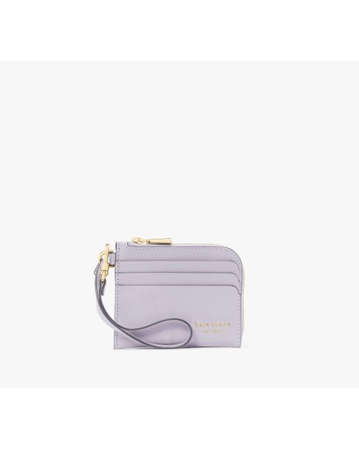 Kate Spade White Devin Kartenetui Mit Münzfach Und Handschlaufe