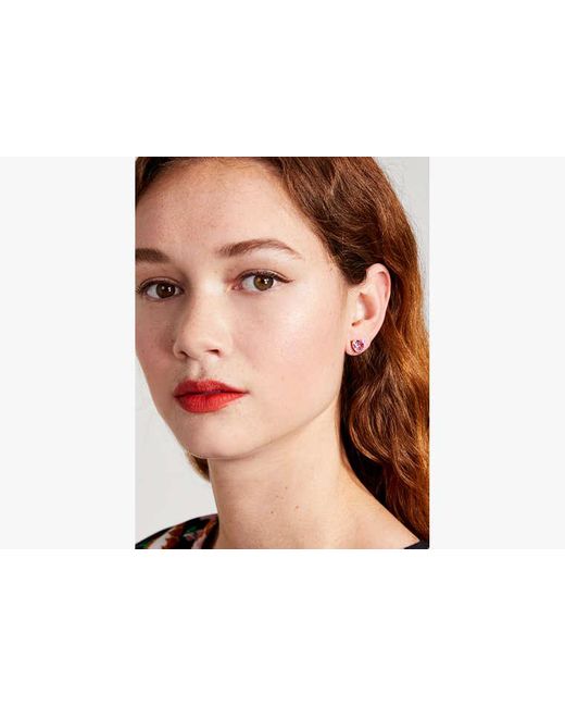 Kate Spade Pink My Love Heart Studs