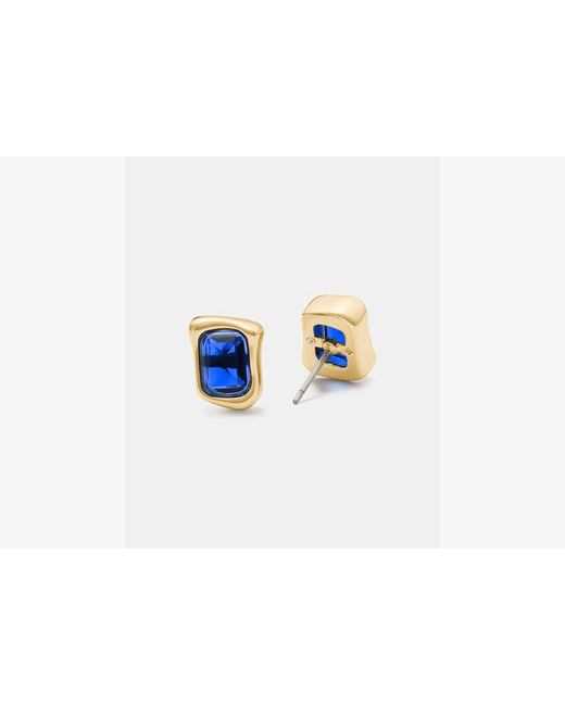 Kate Spade Blue Molten Glass Studs