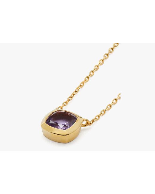 Kate Spade White Kate Spade Fine Time To Shine Gem Pendant