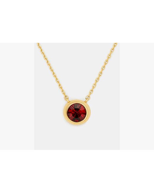Kate Spade White Round Stone Pendant