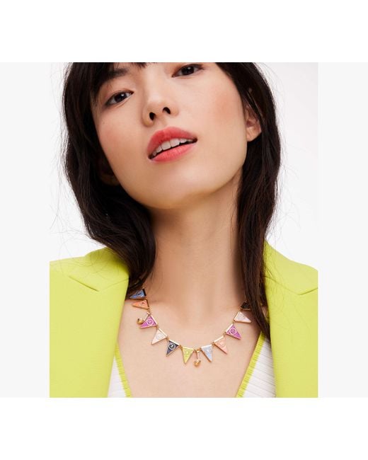 Kate Spade Natural Hole In One Statement Necklace