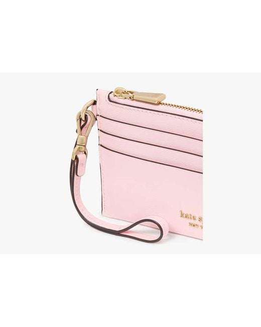 Kate Spade Pink Devin Kartenetui Mit Münzfach Und Handschlaufe