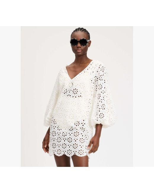 Kate Spade White Eyelet Cover-Up Dress