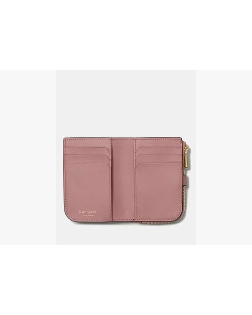 Kate Spade Pink Kate Spade Deco Small Compact Wallet