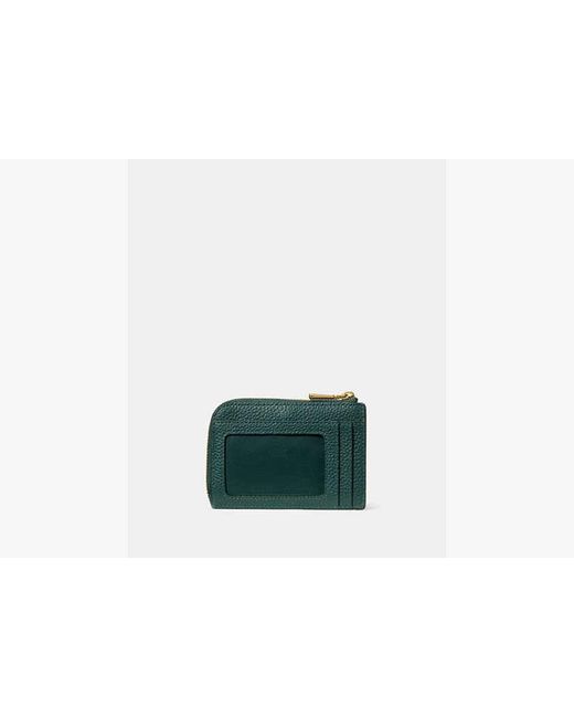 Kate Spade Green Mini Zip Card Case