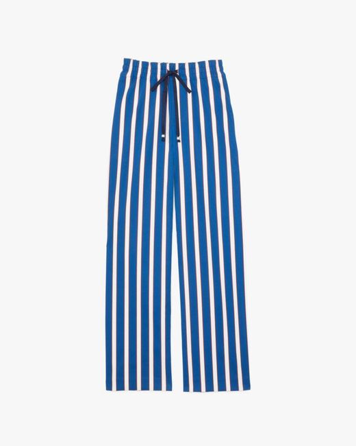 Kate Spade Blue Awning Stripe Pants