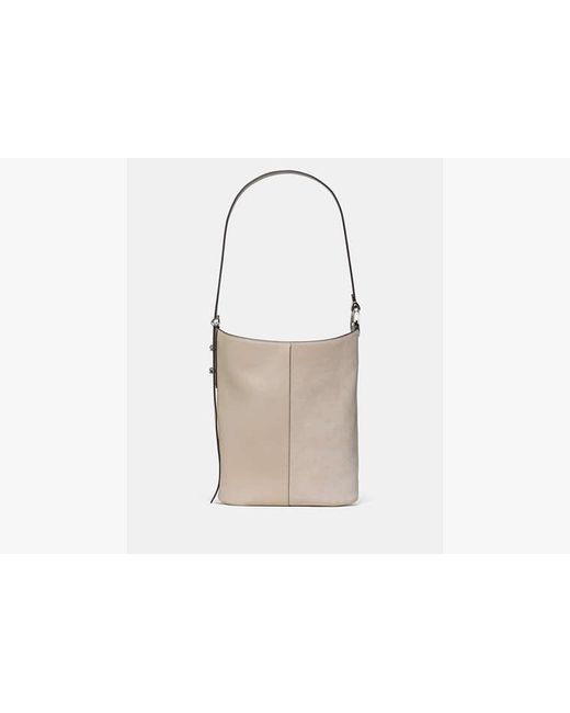 Kate Spade White Halo Suede Bucket Bag