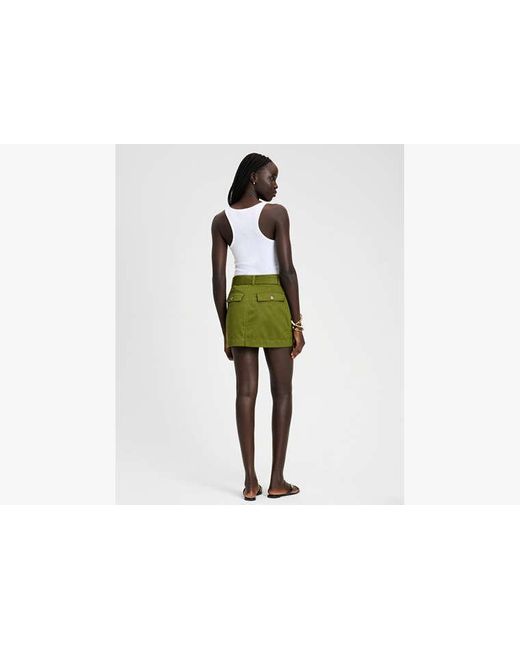 Kate Spade Green Cargo Skirt