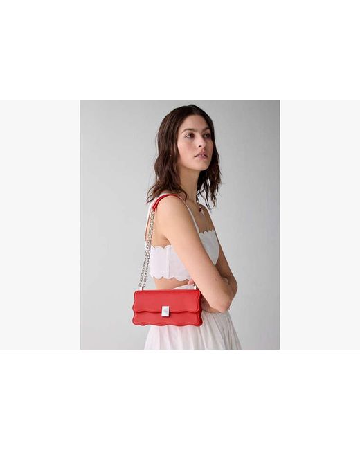 Kate Spade Red Deco Wavy Mini Crossbody Bag