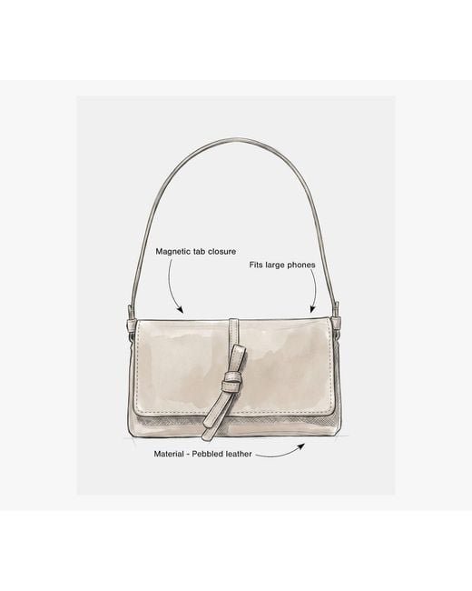 Kate Spade Gray Loop Suede Small Shoulder Bag