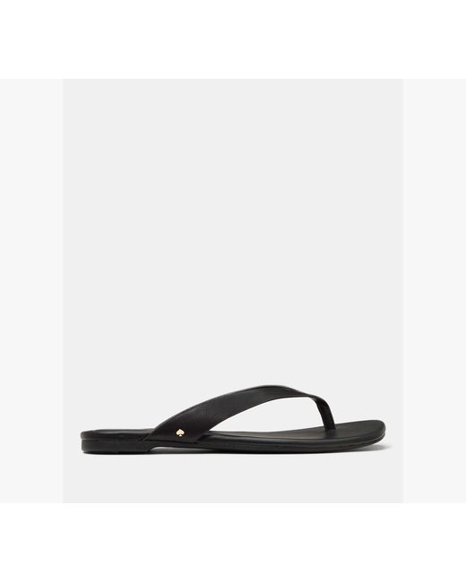 Kate Spade Black Sandie Flip Flop Sandals