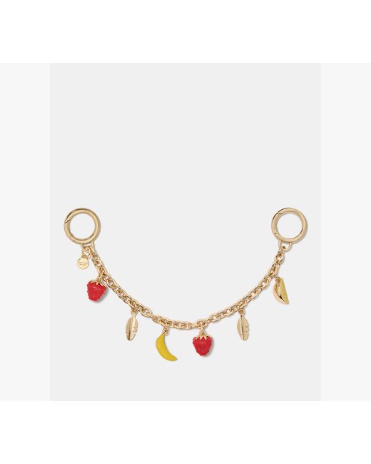 Kate Spade White Charmed Fruit Swag Chain