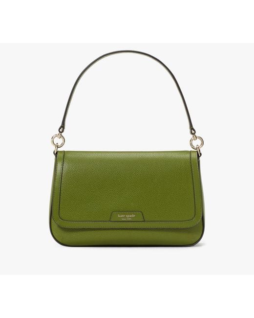Kate Spade Green Hudson Convertible Shoulder Bag