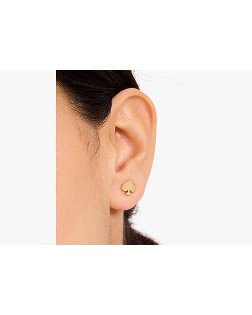 Kate Spade White So Spade Studs