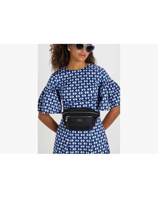 Kate Spade Black Sam Icon Ksnyl Nylon Medium Belt Bag