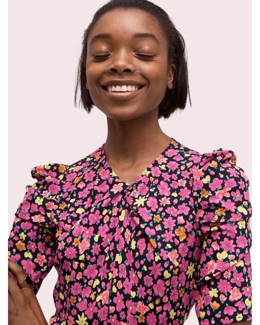 kate spade marker floral dress