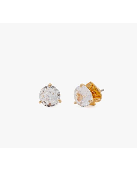 Kate Spade White Small Square Studs