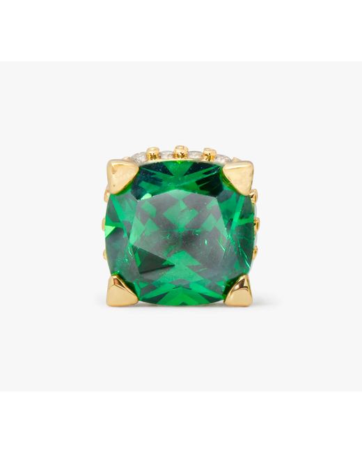 Kate Spade Green Little Luxuries 6mm Square Studs