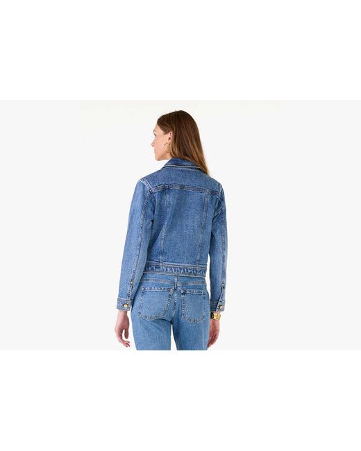 Kate Spade Classic Denim Jacket in Blue | Lyst