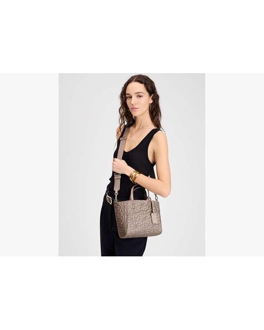 Kate Spade Gray Tilly Quilted Small Tote Bag