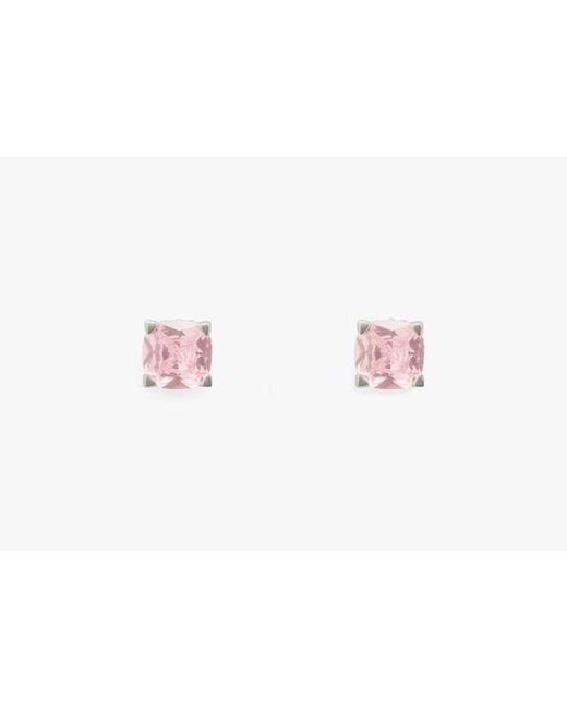 Kate Spade Pink Little Luxuries 6Mm Square Studs