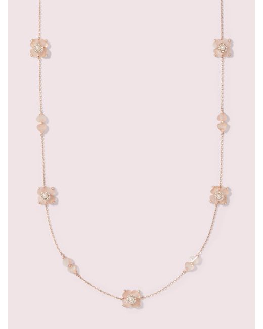 Kate Spade Flower Necklace Flash Sales 
