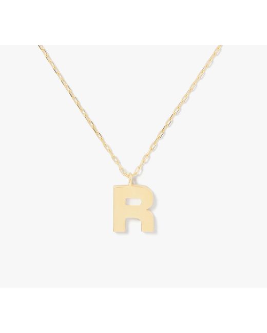 Kate Spade White Kate Spade Fine Love Letter R Initial Pendant