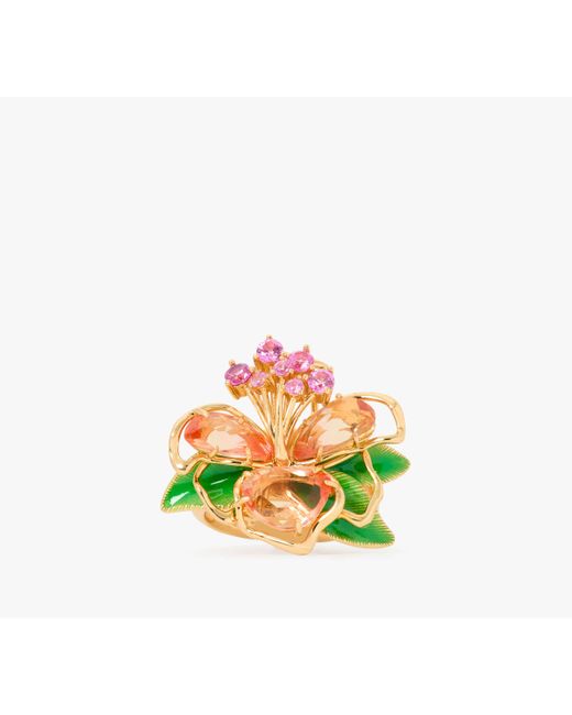 Kate Spade Multicolor Paradise Flower Cocktailring