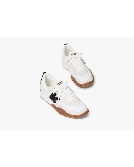Kate Spade White K As In Kate Sneaker