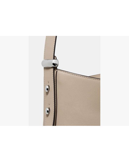 Kate Spade White Halo Suede Bucket Bag
