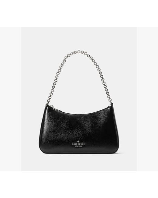 Kate Spade Black Kate Spade Margot Textured Leather Shoulder Bag